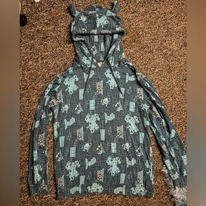 Posh Peanut Disney Monsters Inc Glow in the Dark Hoodie